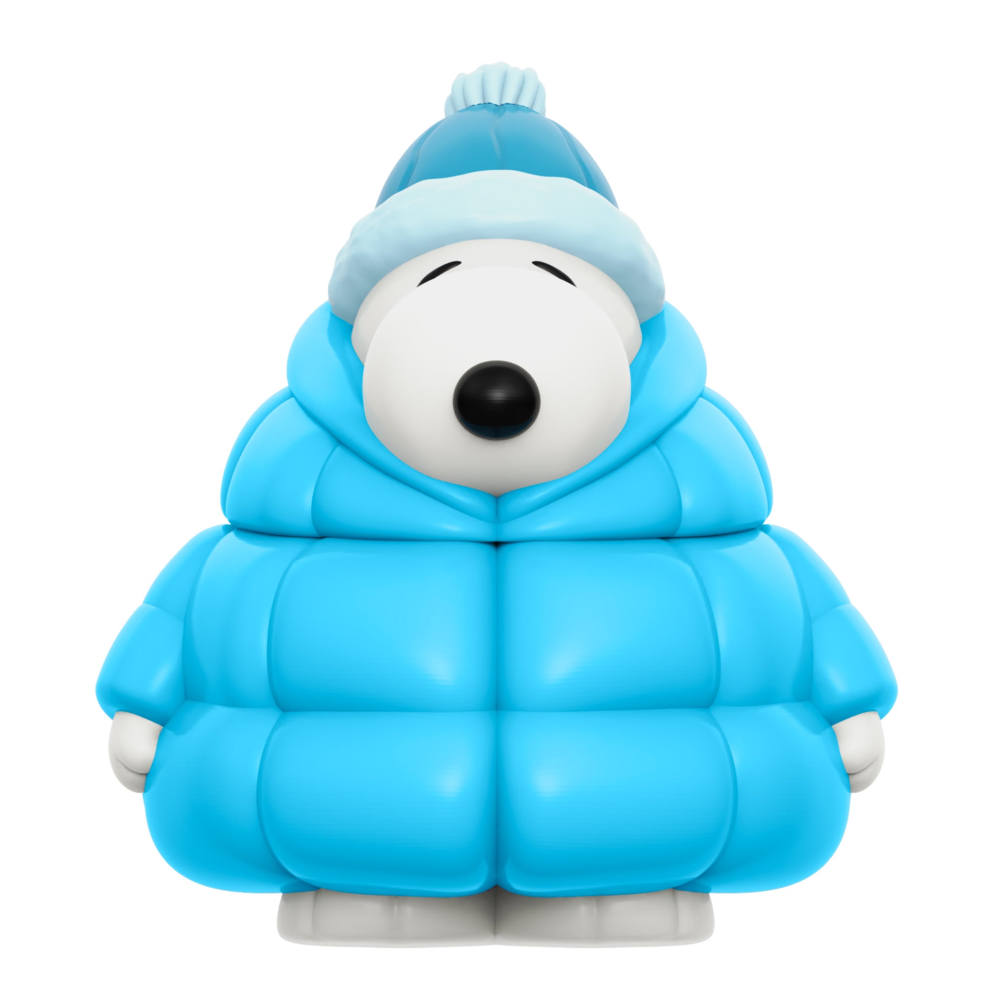 Peanuts Puffy Coat Snoopy FUN! FUN! Figure