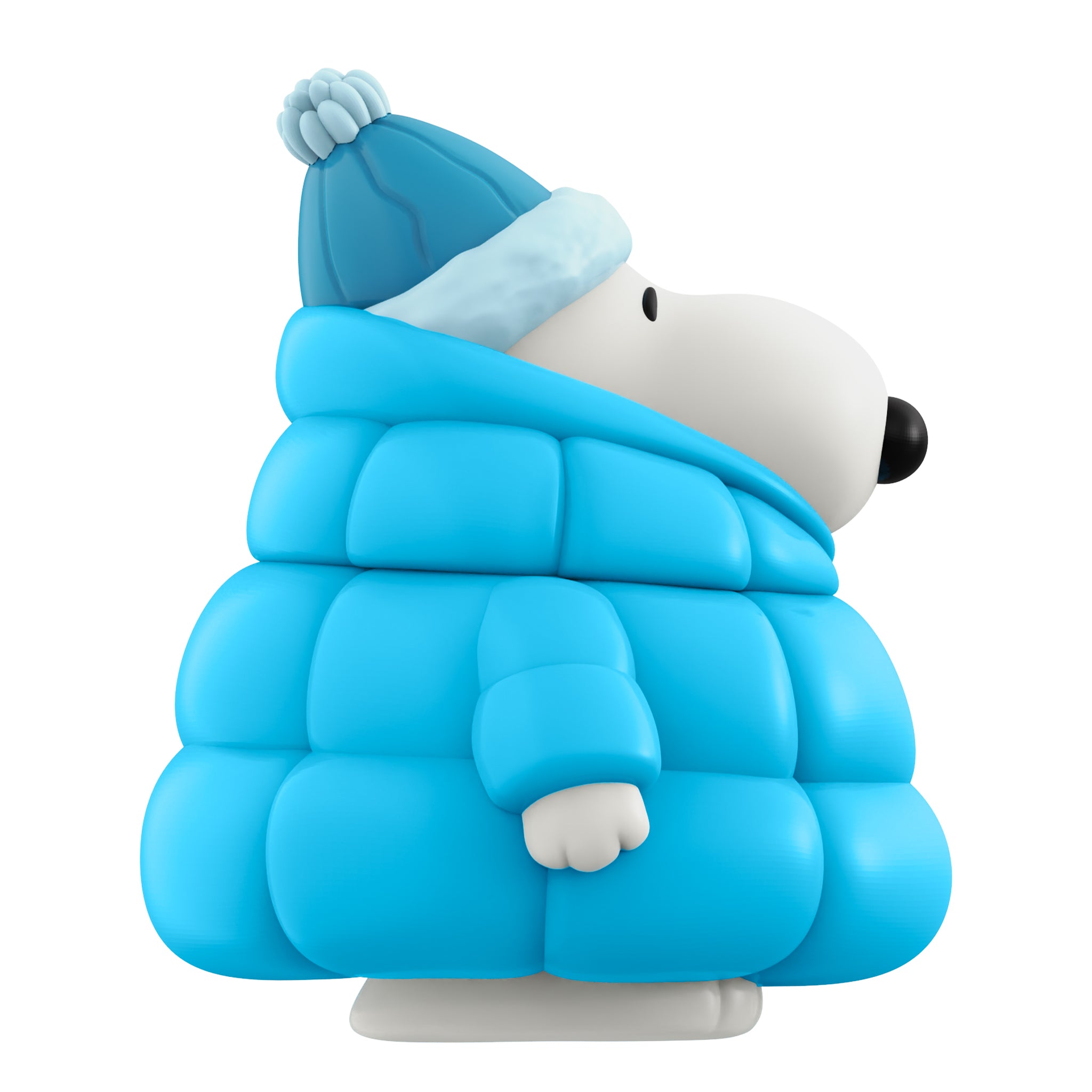 Peanuts Puffy Coat Snoopy FUN! FUN! Figure