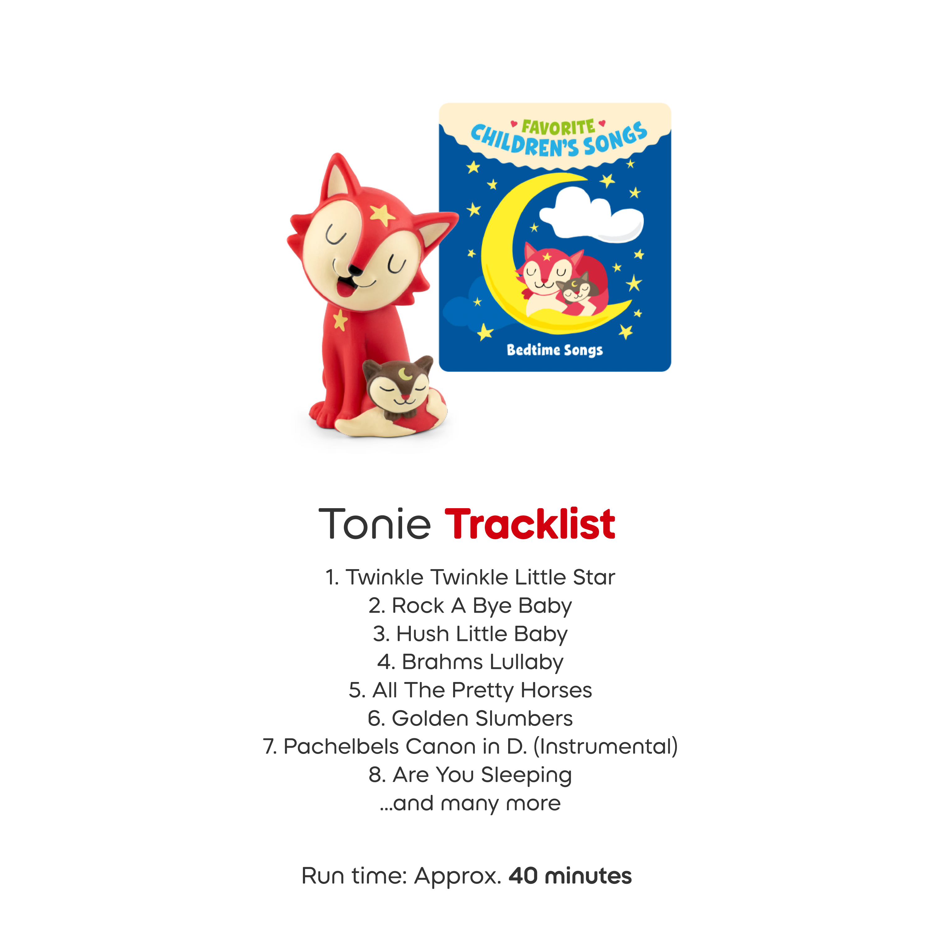 Tonies - Favorite Children's Songs: Bedtime Songs Tonie - Electronics