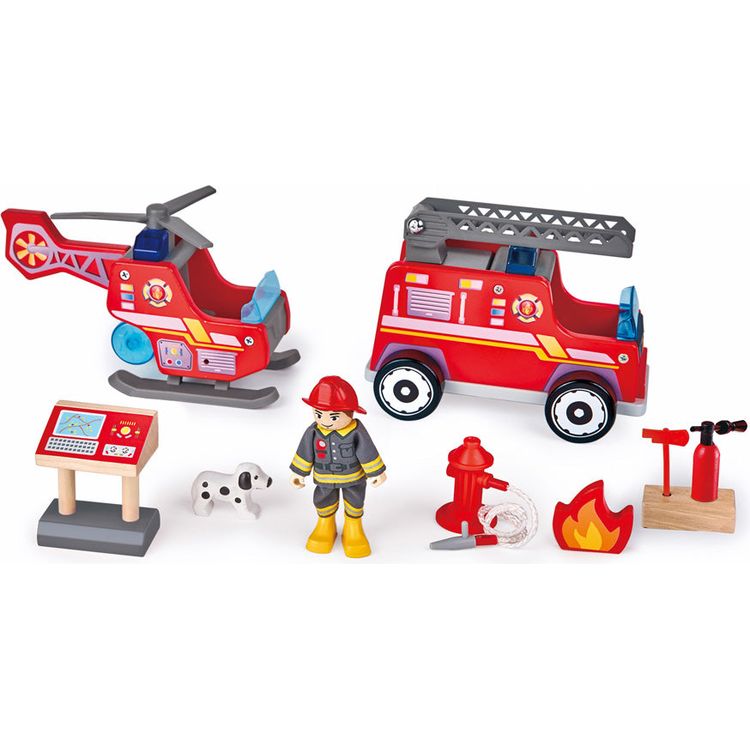 Hape - Fire Station Playset - Preschool