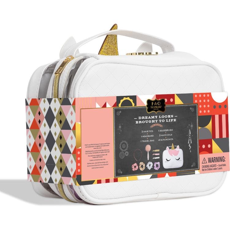 FAO Schwarz - Flawless Fashion Kids Hair Accessory Set - White - Fashion Activity and Roleplay