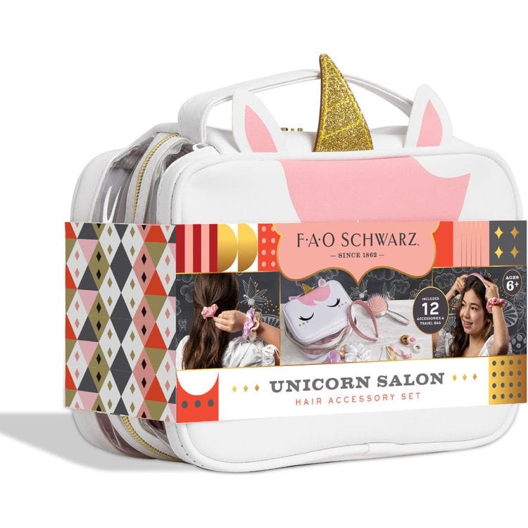 FAO Schwarz - Flawless Fashion Kids Hair Accessory Set - White - Fashion Activity and Roleplay