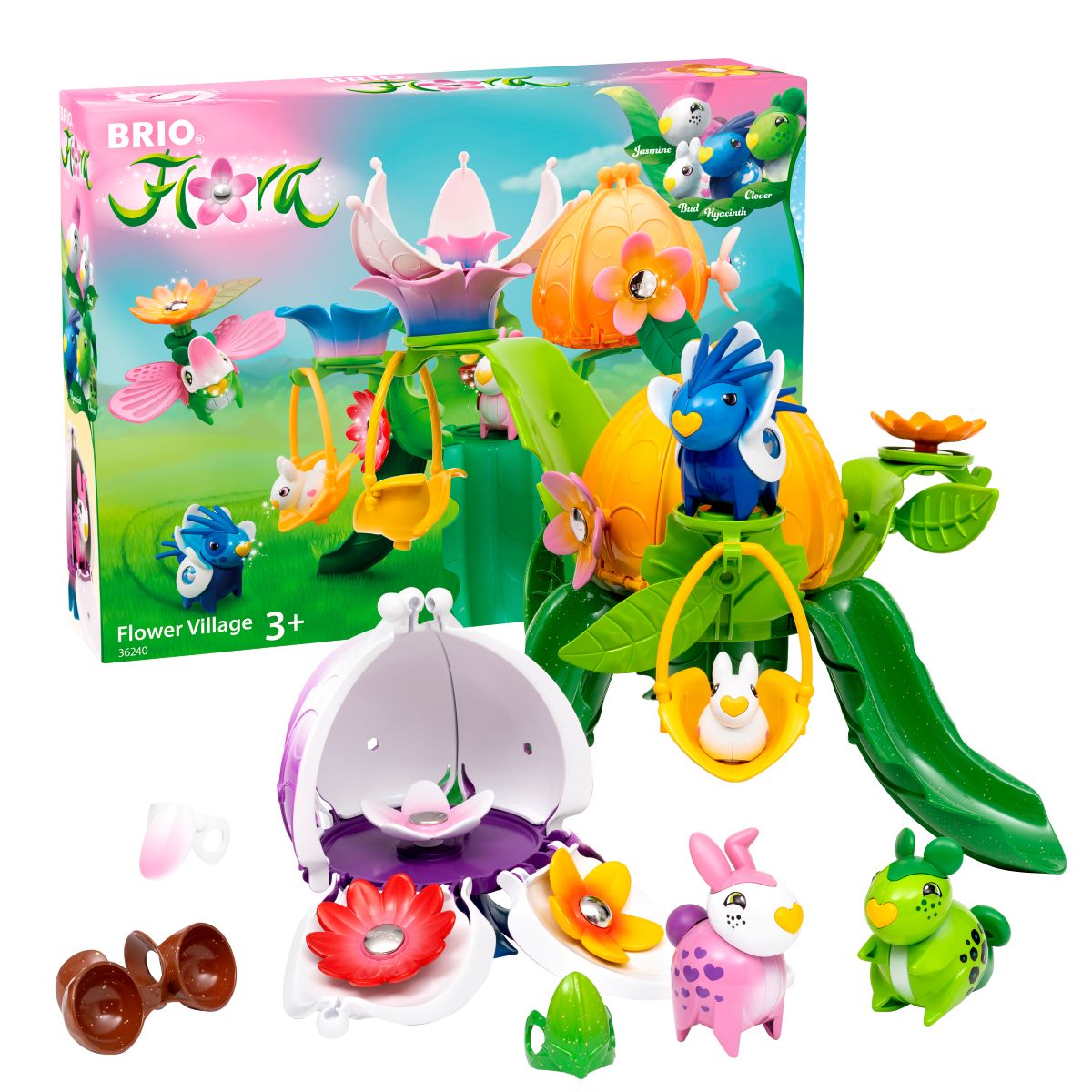 Brio - Flora Flower Village Playset - Preschool