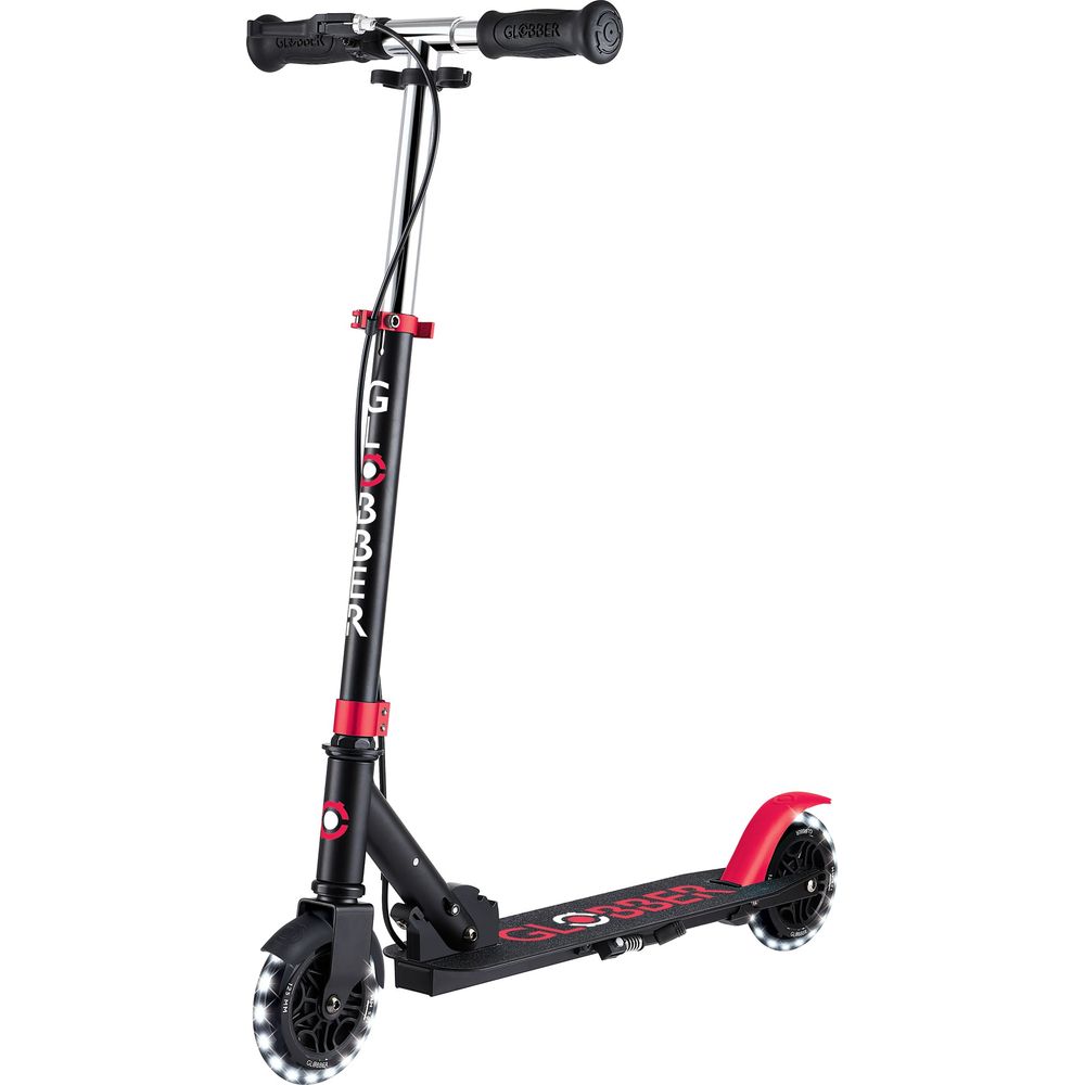 Globber - Flow Junior Light Scooter - Black/Red - Outdoor