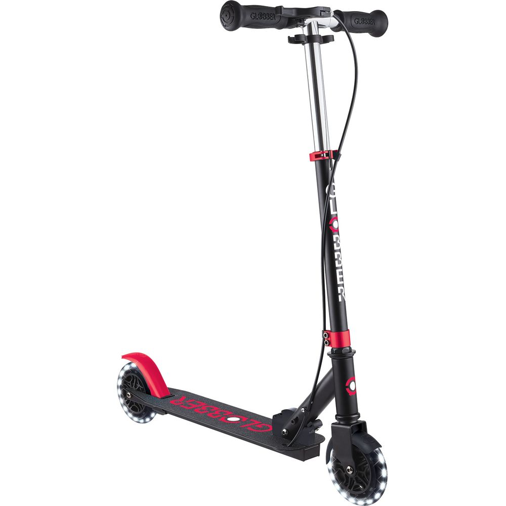 Globber - Flow Junior Light Scooter - Black/Red - Outdoor