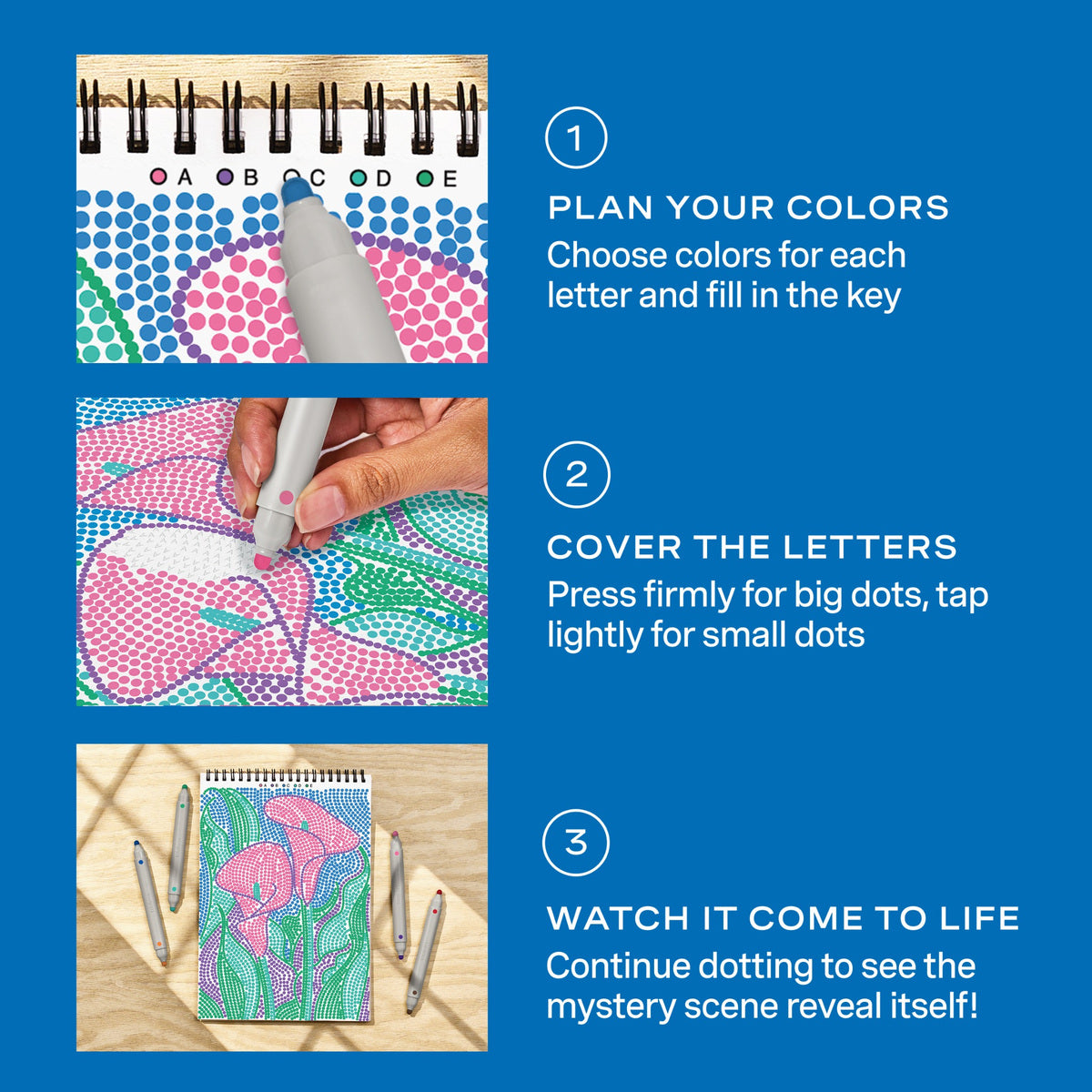 Lifelines - FlowArt: Dot-By-Letter - Botanicals - Creativity