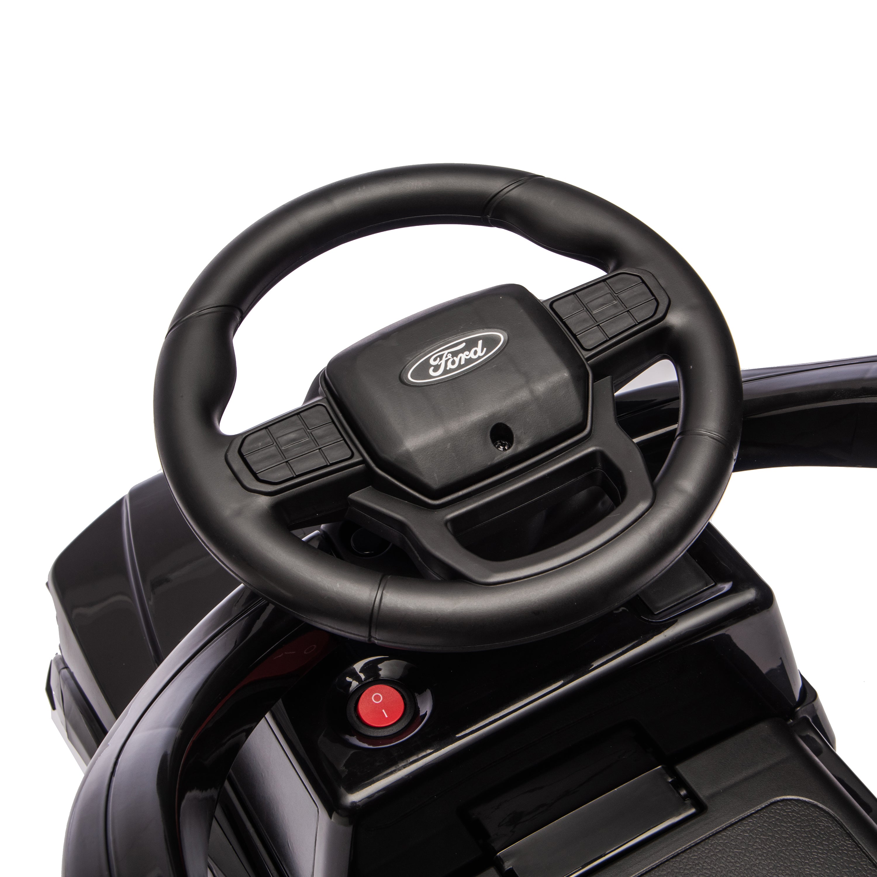 Freddo - Ford Raptor 3-in-1 Push Ride On Toy Car - Black - Outdoor