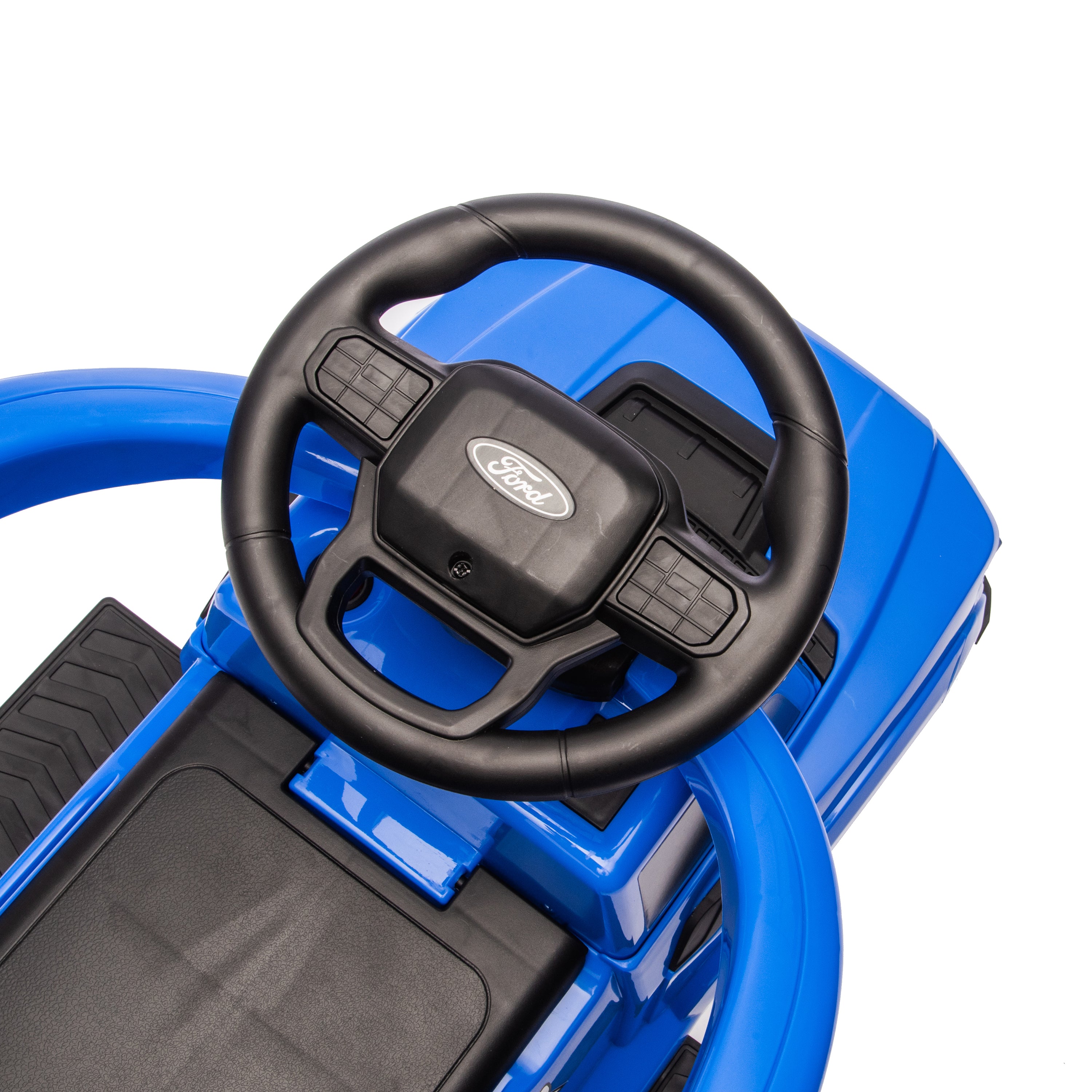 Freddo - Ford Raptor 3-in-1 Push Ride On Toy Car - Blue - Outdoor