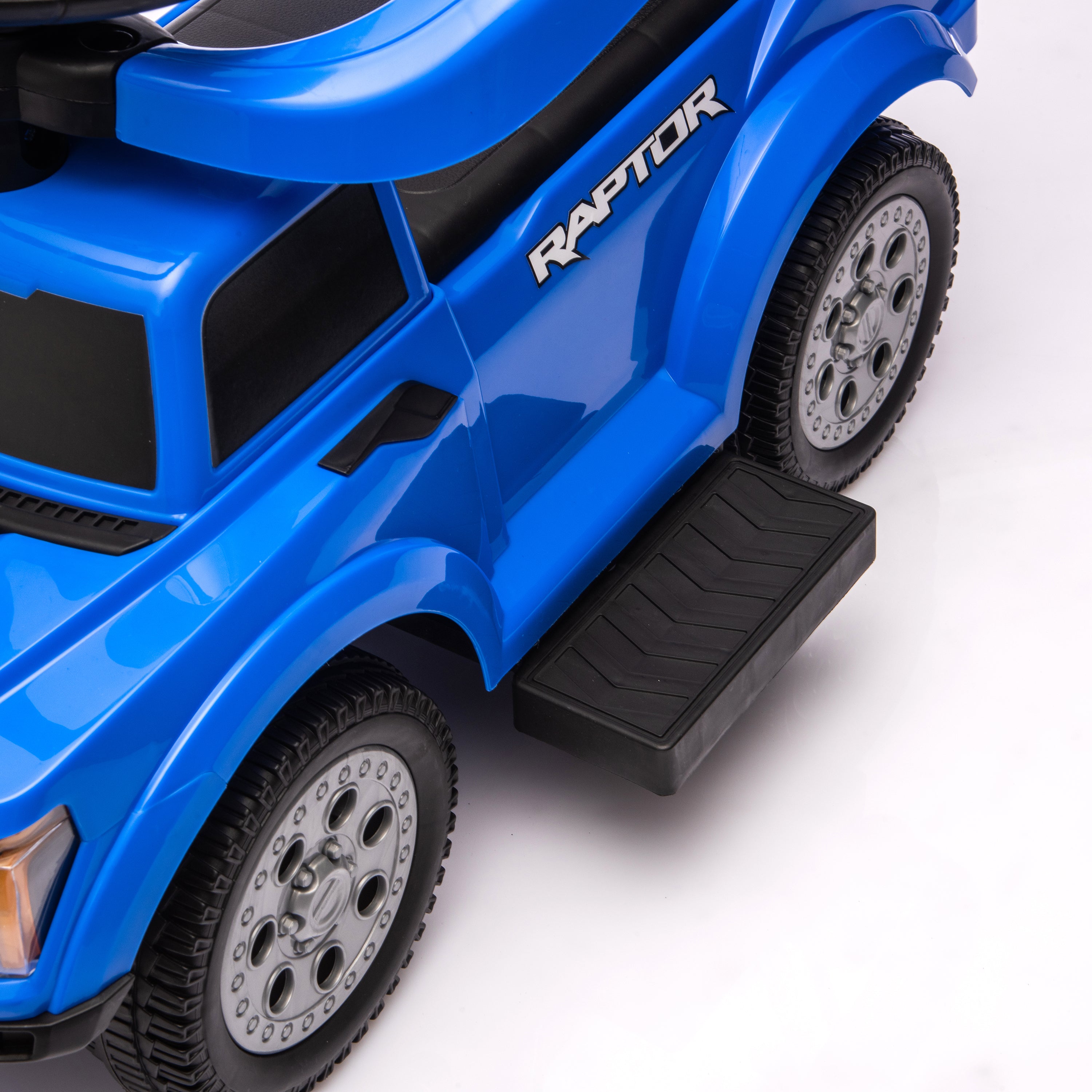 Freddo - Ford Raptor 3-in-1 Push Ride On Toy Car - Blue - Outdoor