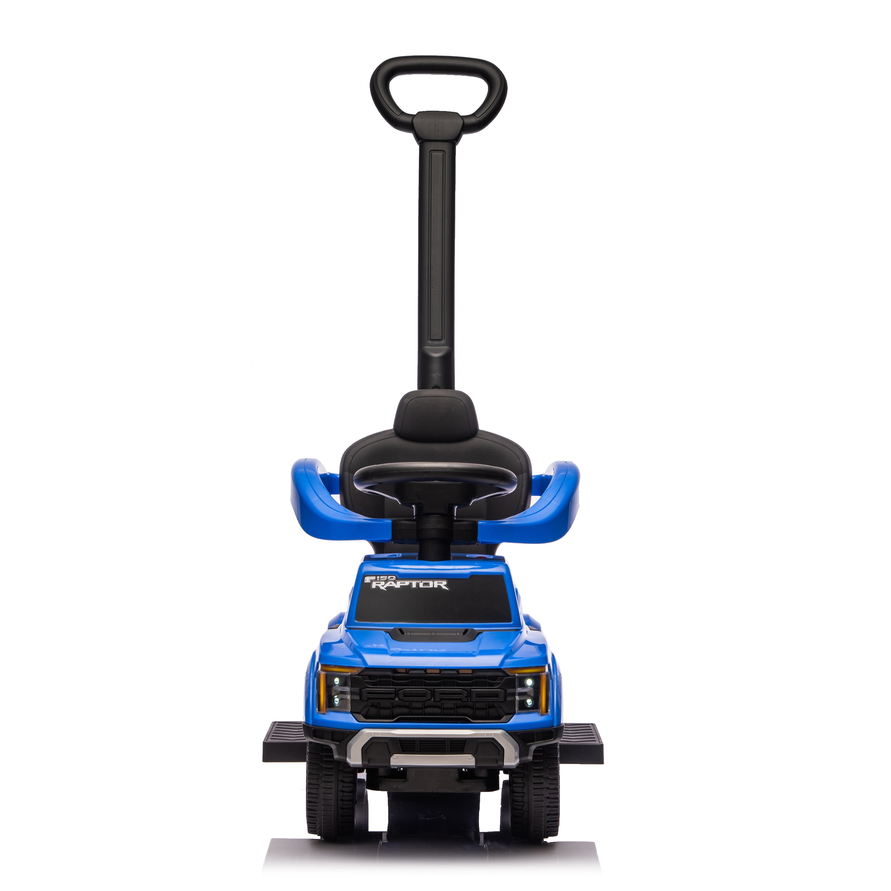 Freddo - Ford Raptor 3-in-1 Push Ride On Toy Car - Blue - Outdoor