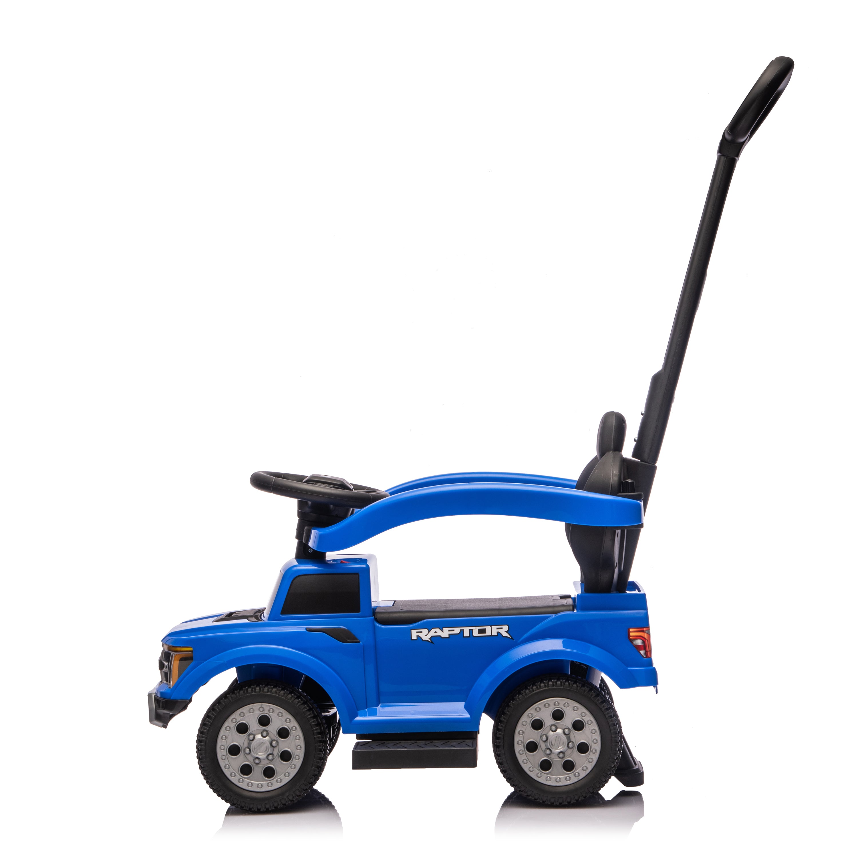 Freddo - Ford Raptor 3-in-1 Push Ride On Toy Car - Blue - Outdoor