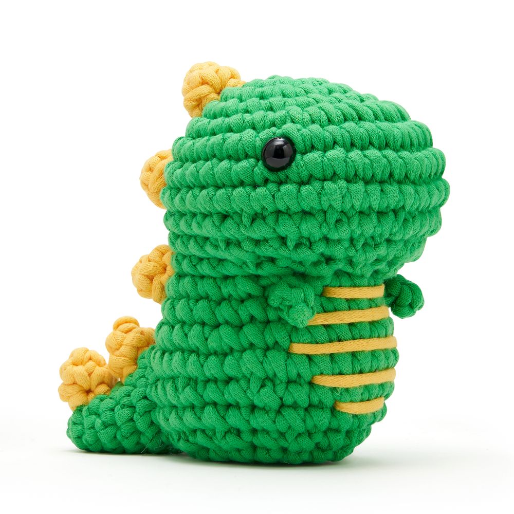 The Woobles - Fred the Dino Learn to Crochet Kit - Creativity