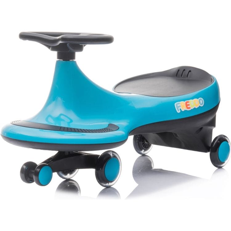 Freddo - Freddo Toys Swing Car with Flashing Wheels - Blue - Outdoor