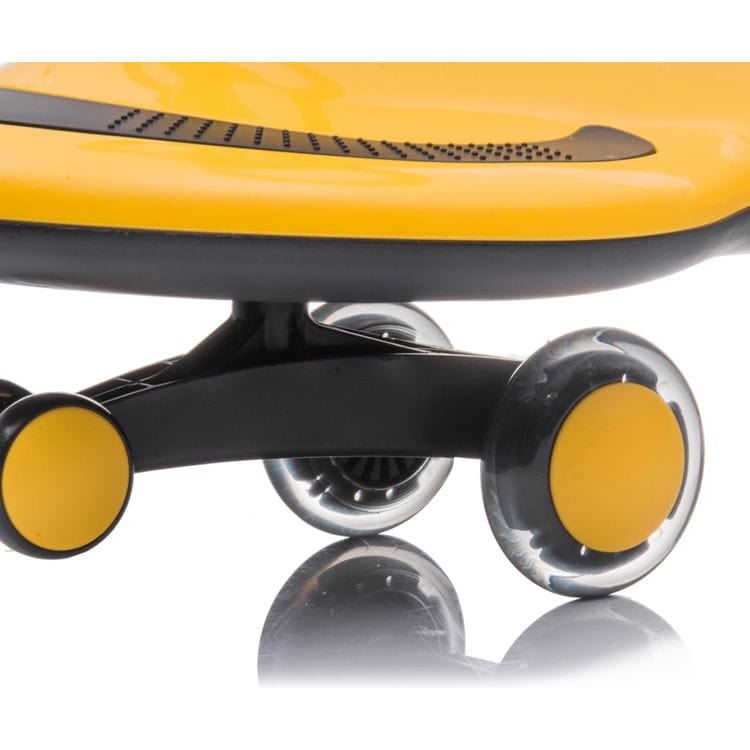 Freddo - Freddo Toys Swing Car with Flashing Wheels - Yellow - Outdoor