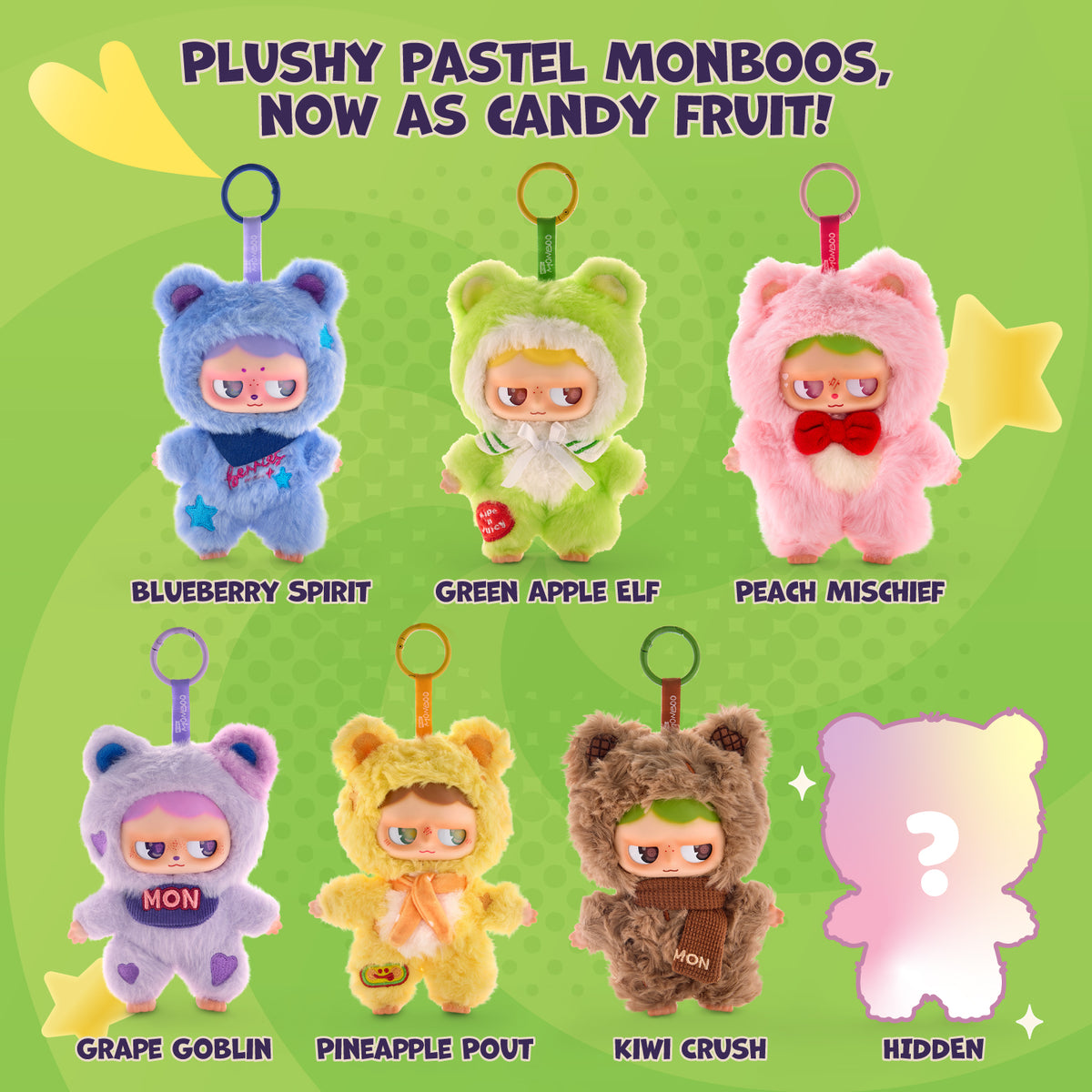 Iconic Drops - Fruit Candy Plush Blind Box - Collectibles