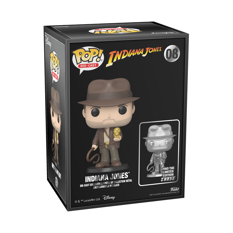 Funko - Funko POP! Die-Cast Indiana Jones with Idol - World of Funko