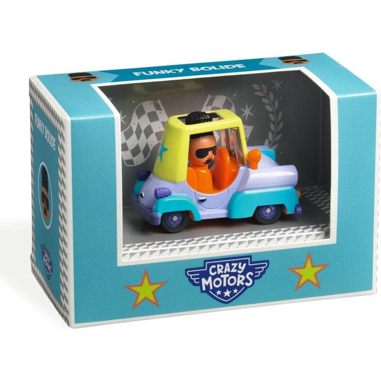Djeco - Funky Bolide Crazy Motors Car Toy - Vehicles