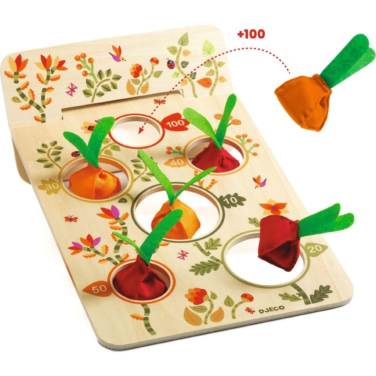Djeco - Garden Party Bag Toss Game - Preschool