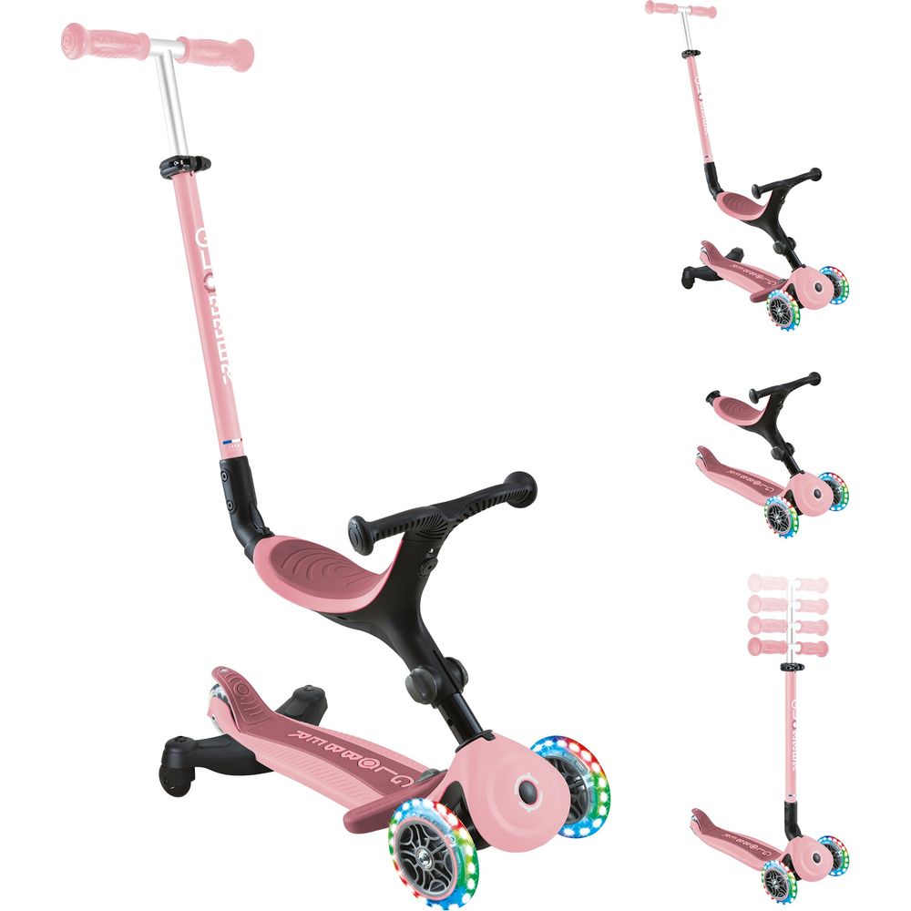 Globber - Go Up Active 360 Scooter - Pastel Pink - Outdoor