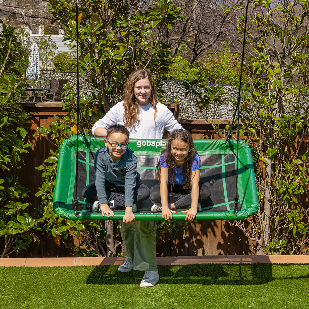 Springfree - Gobaplay FlyMax Rectangle Tree Swing - Outdoor