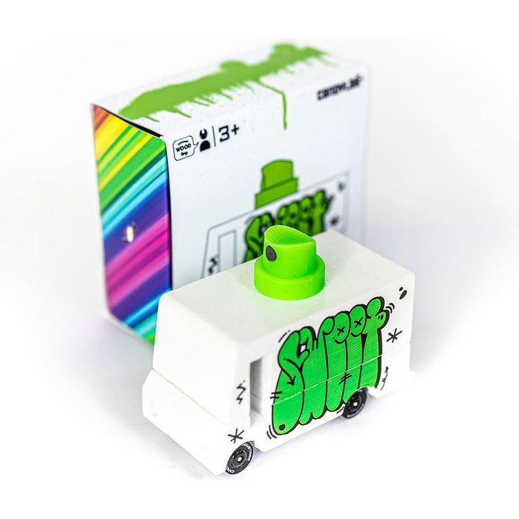 Candylab - Green Graffiti Van Toy Car - Vehicles
