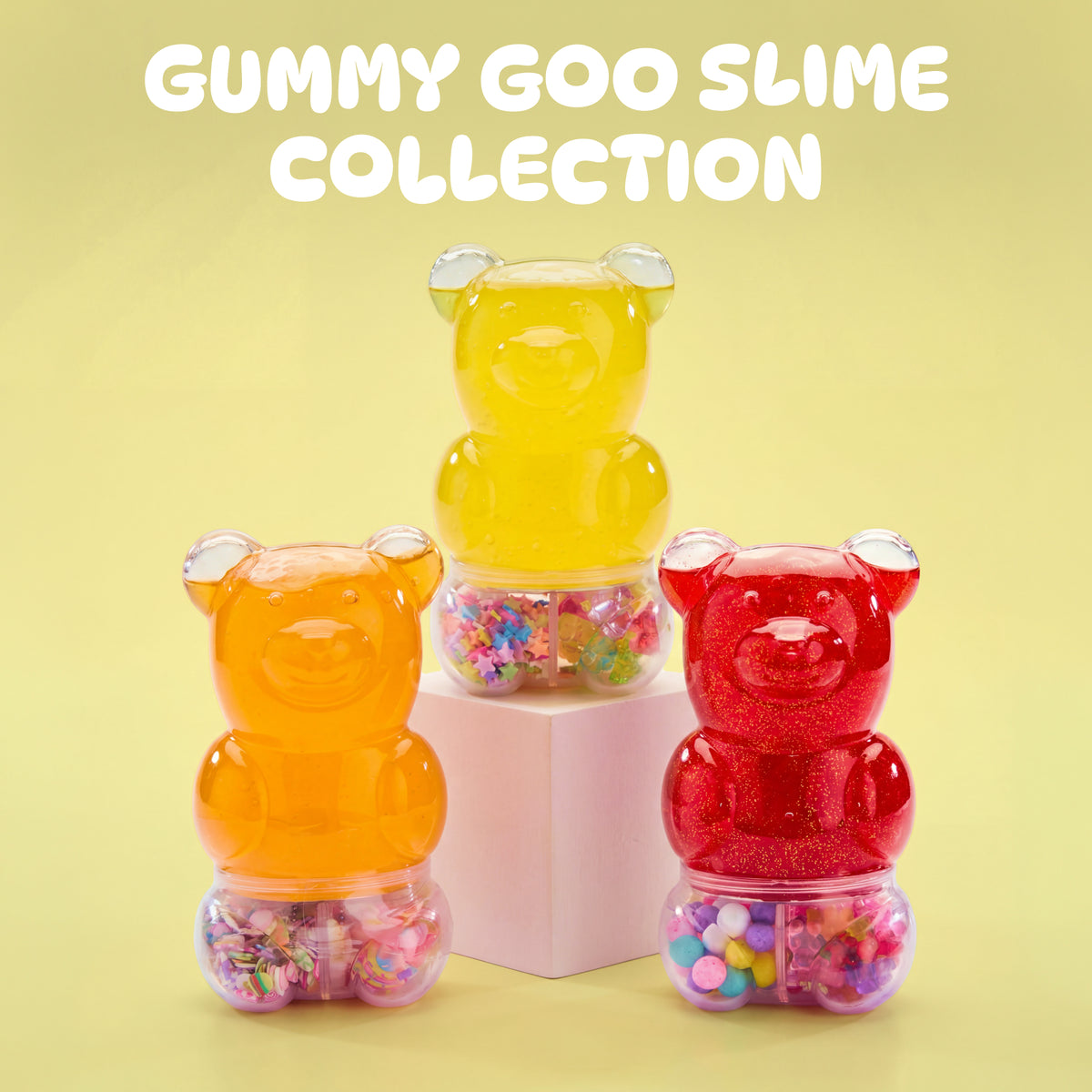 FAO Schwarz - Gummy Goo Slime – Lemon Squish Clear Slime - Creativity