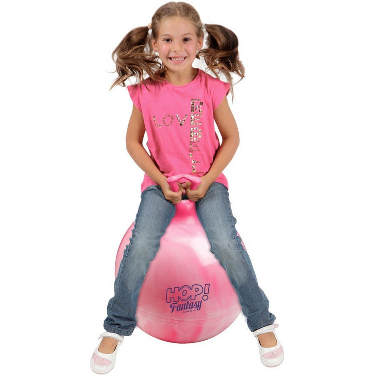Gymnic® - Gymnic Hop 45 - 18 inch Hop Ball Swirl Pink - Preschool