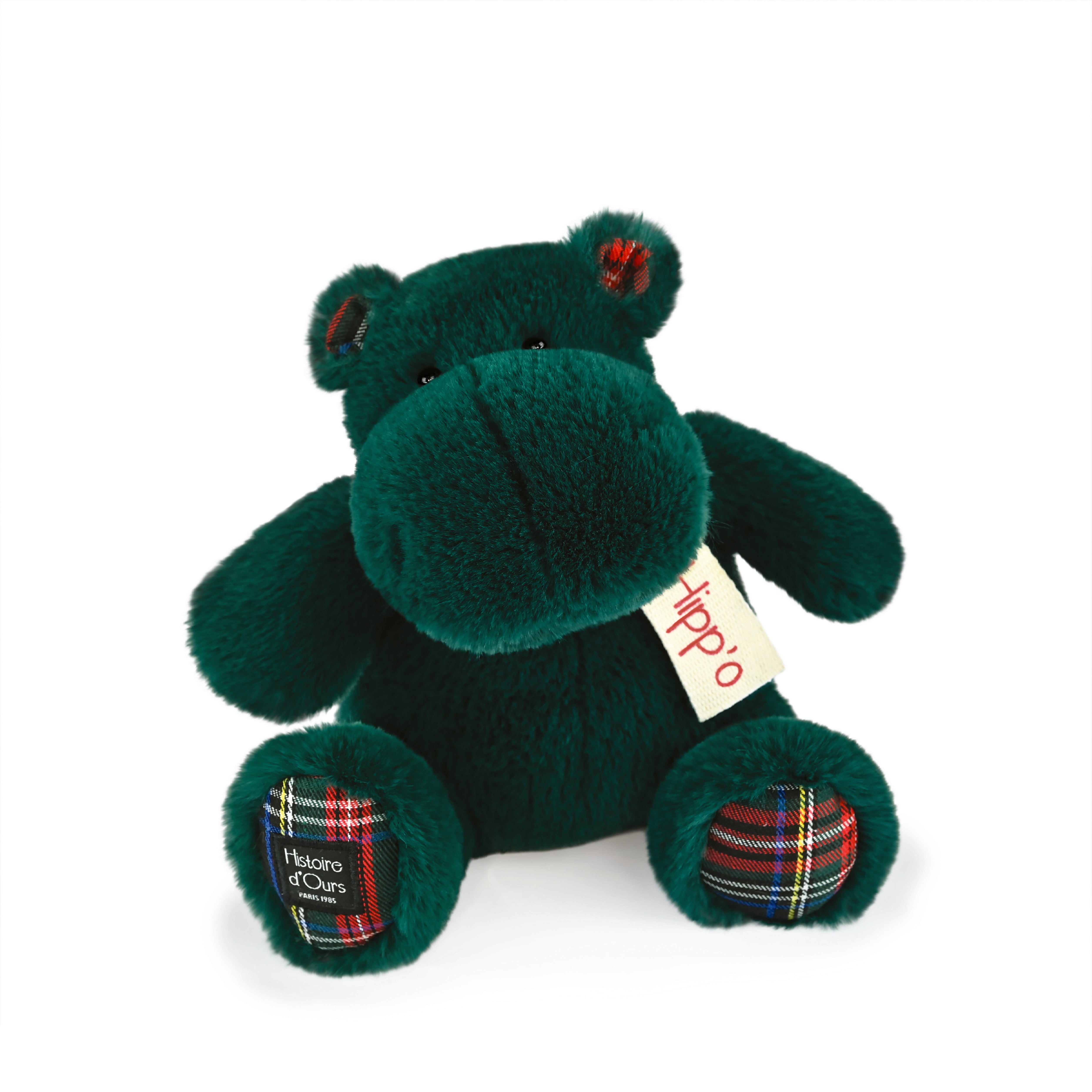 Hippo Plush - Pine Green