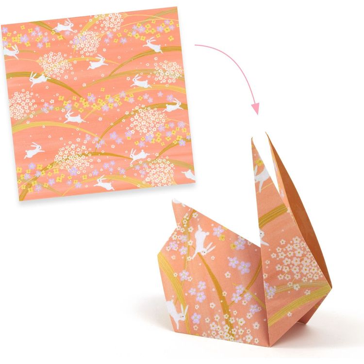 Djeco - Haru Origami Paper Craft Kit - Creativity