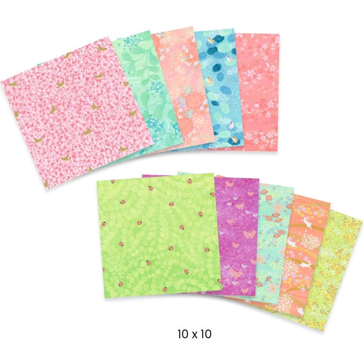 Djeco - Haru Origami Paper Craft Kit - Creativity