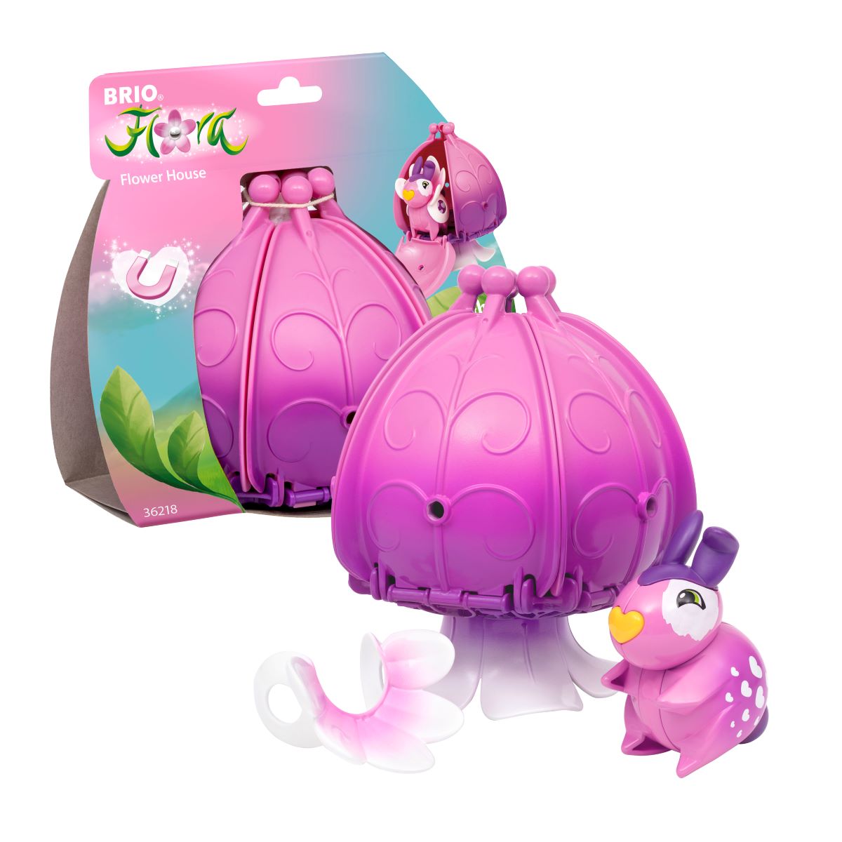Brio - Heather Flower House with Flora Figure - Preschool