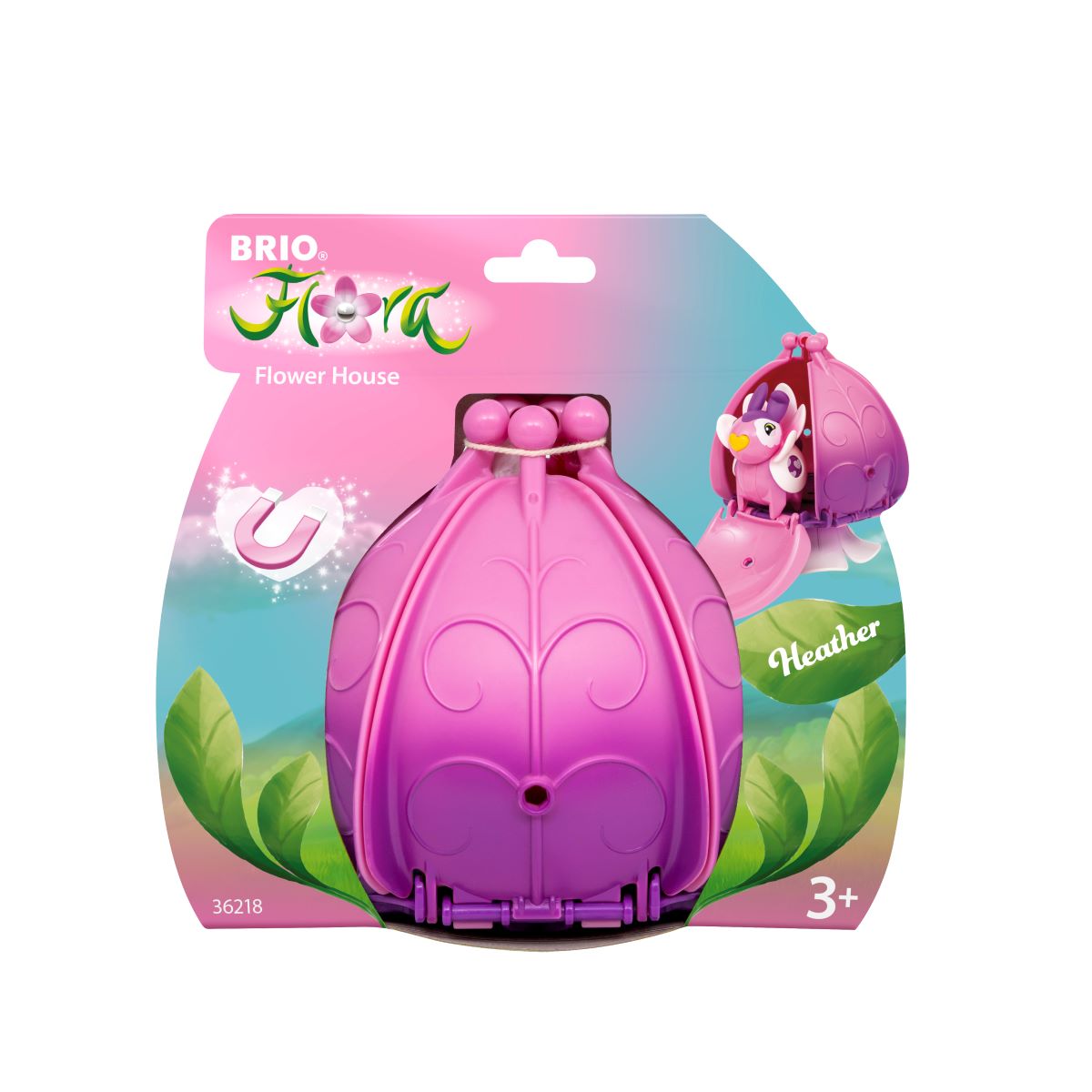 Brio - Heather Flower House with Flora Figure - Preschool