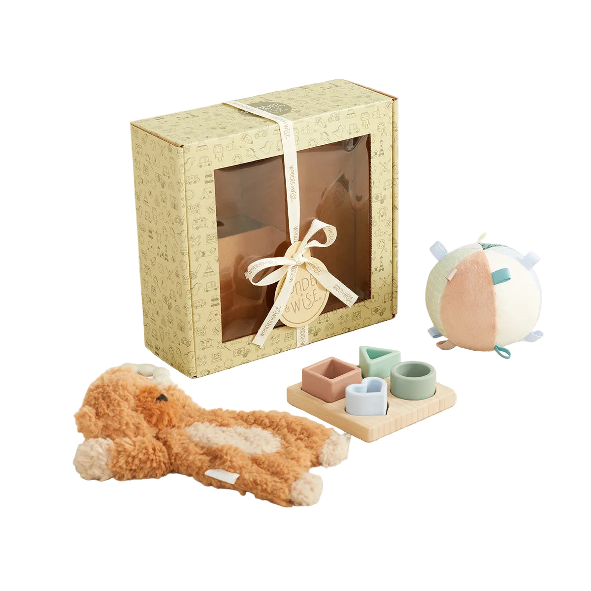 Wonder & Wise - Hello Baby 6-9 Month Gift Set - Infants