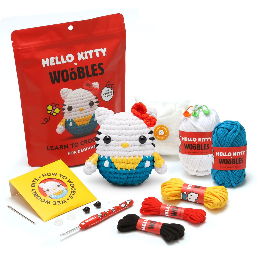 The Woobles - Hello Kitty Learn to Crochet Kit - Creativity