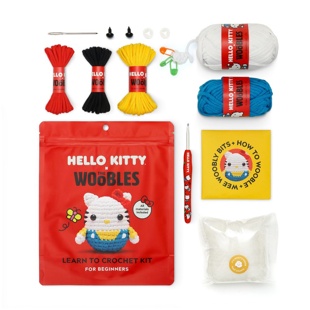 The Woobles - Hello Kitty Learn to Crochet Kit - Creativity