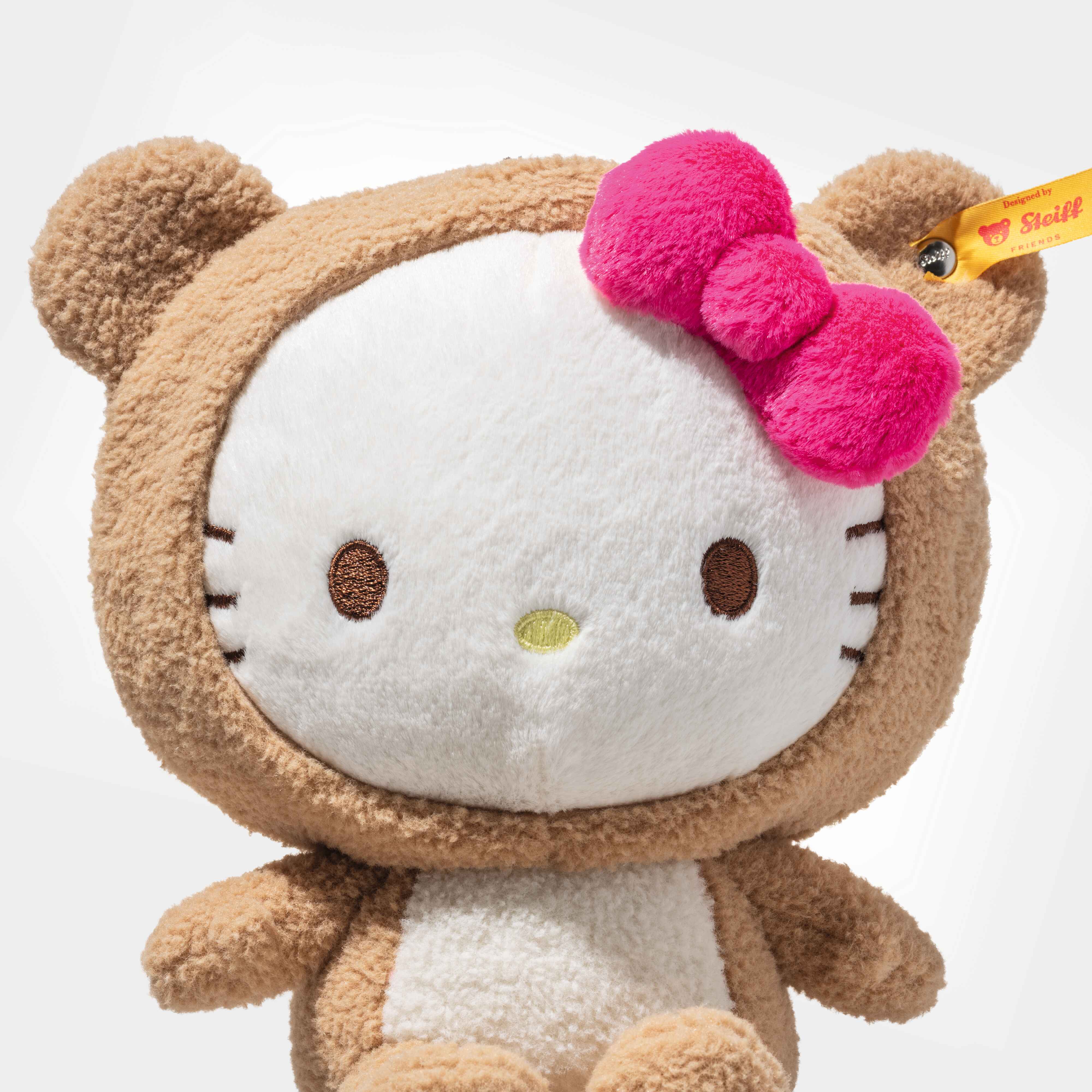 Steiff North America, Inc. - Hello Kitty Plush in Teddy Bear Costume - Plush