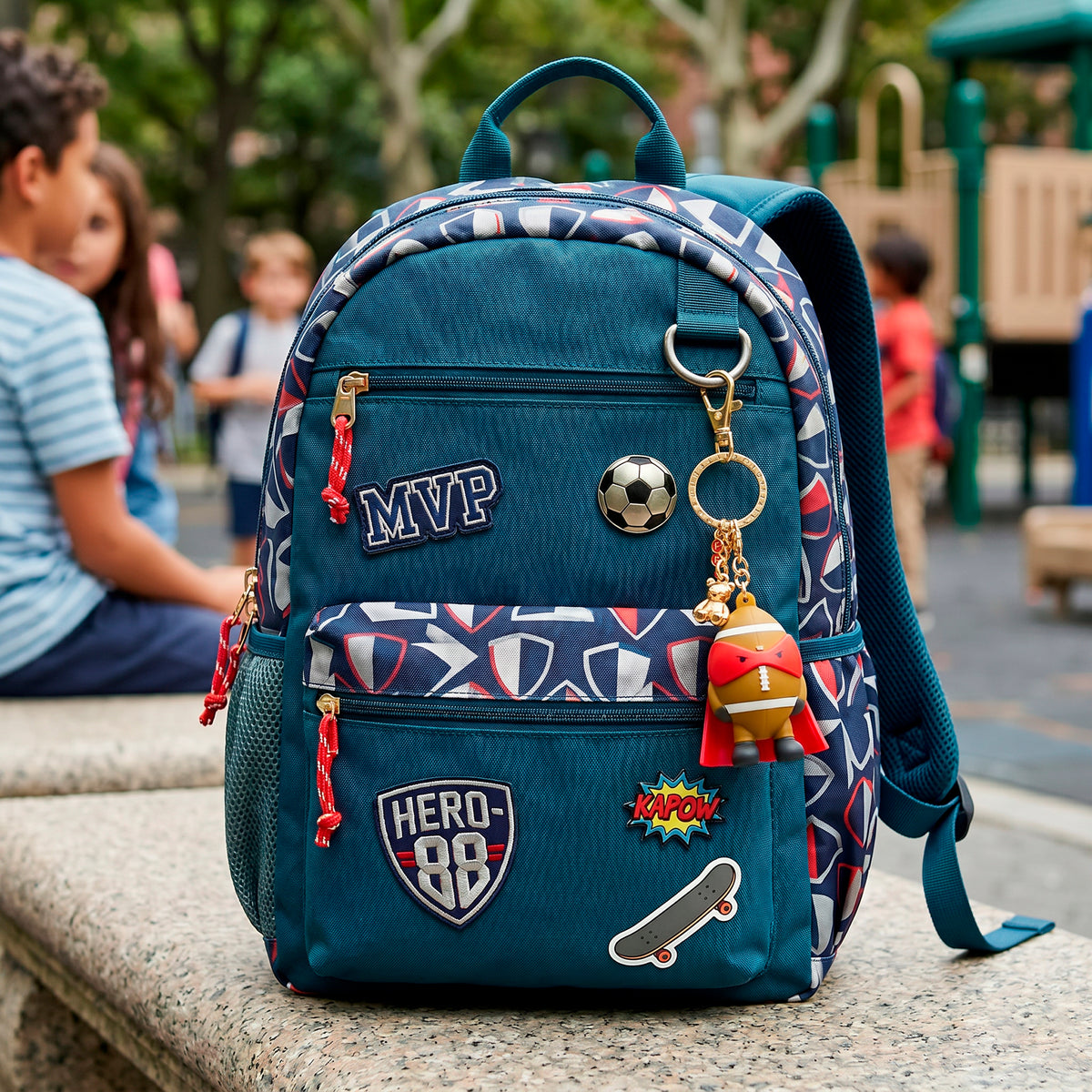 FAO Schwarz - Heroes of the Game Football Bag Charm - Collectibles