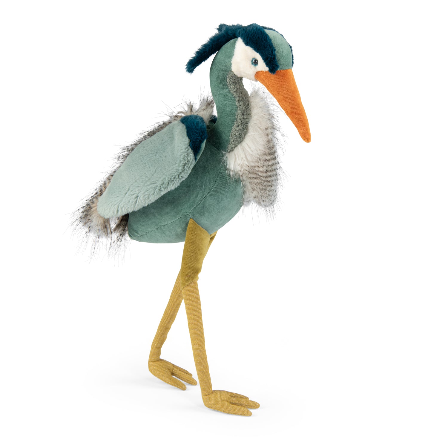 Moulin Roty - Heron Plush - All Around the World - Plush