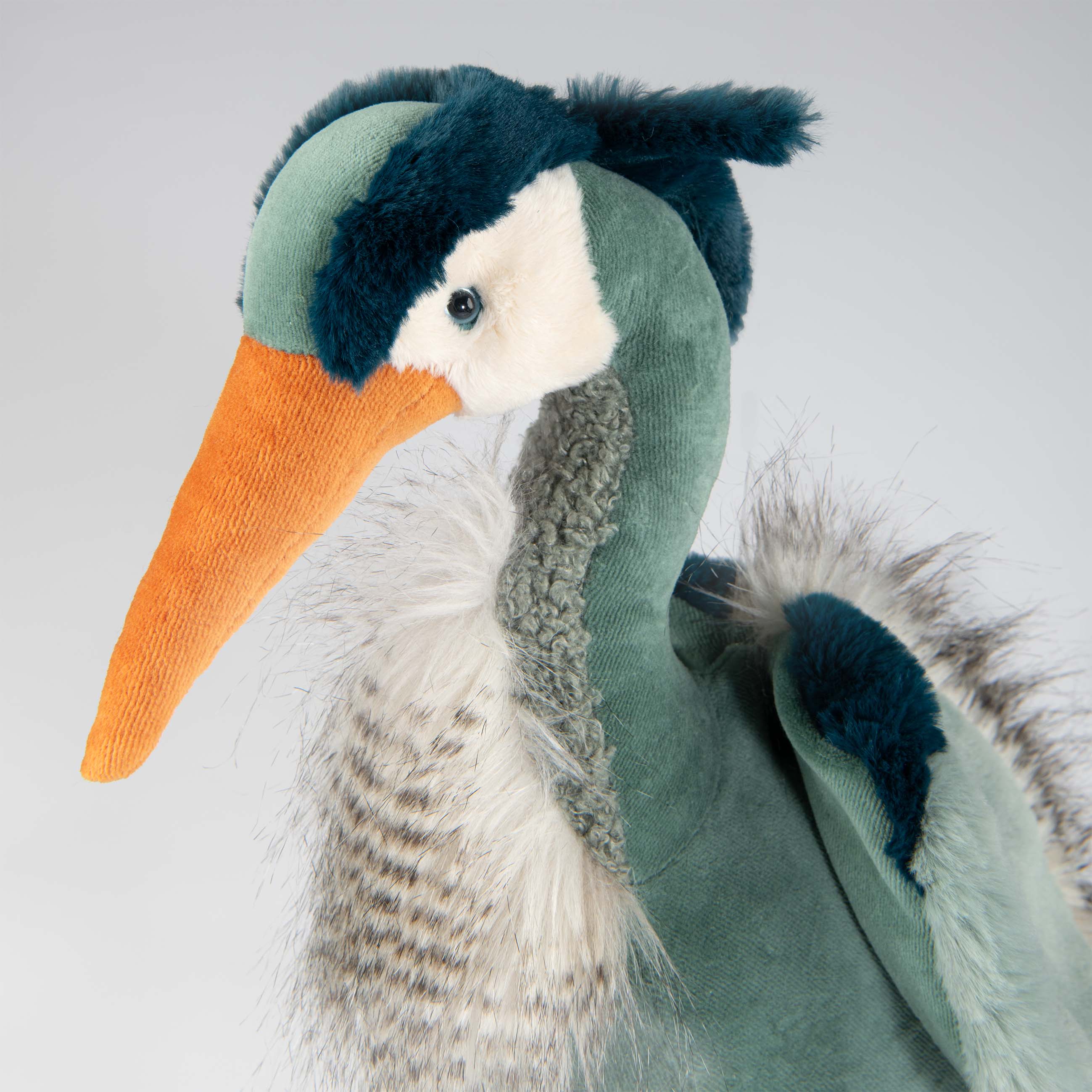 Moulin Roty - Heron Plush - All Around the World - Plush