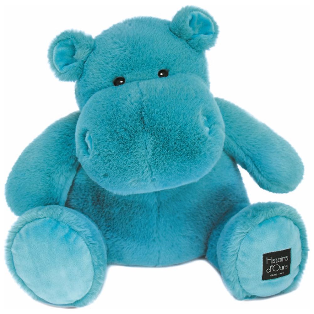 DouDou - Hippo Plush - Light Teal - Plush