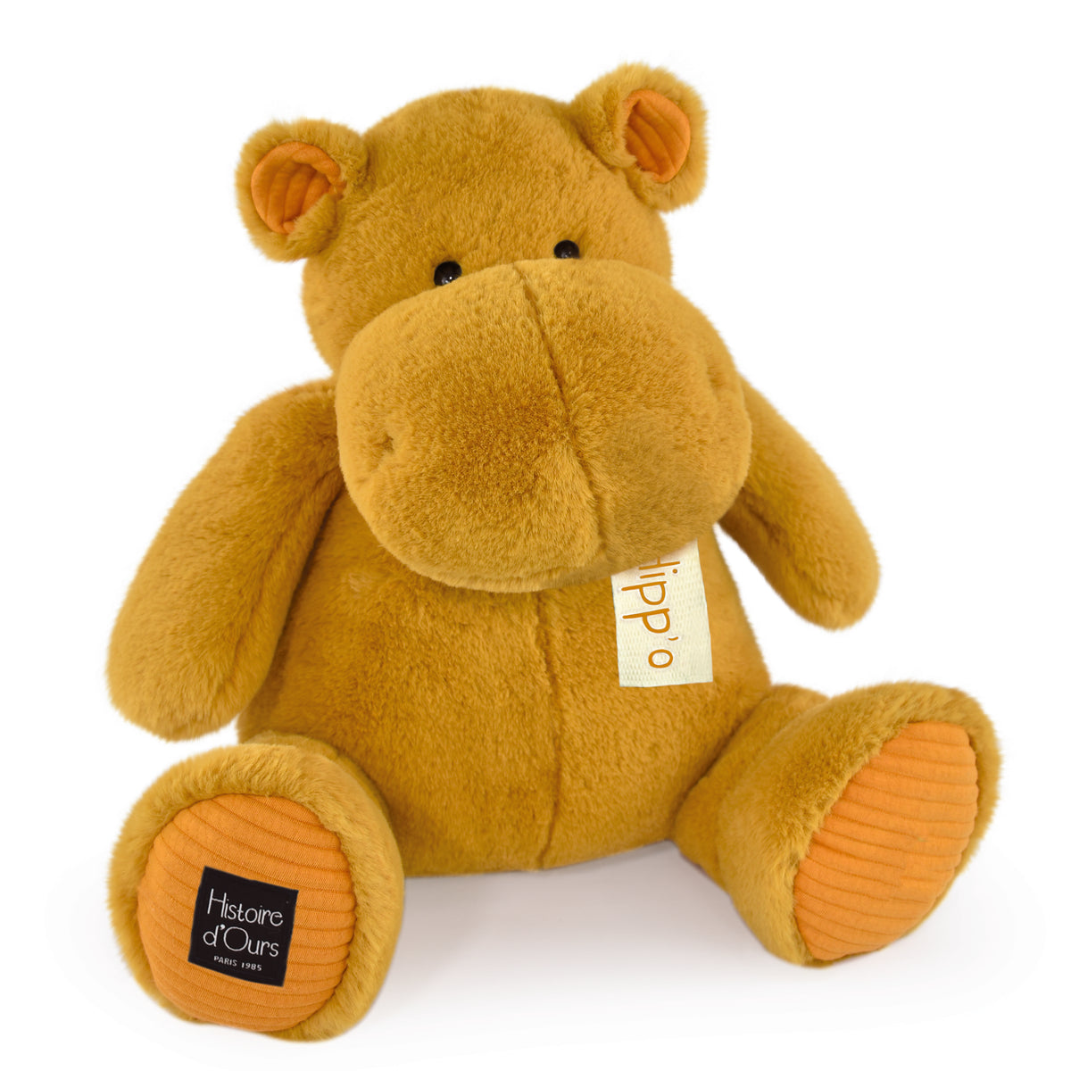 DouDou - Hippo Plush - Ochre - Plush
