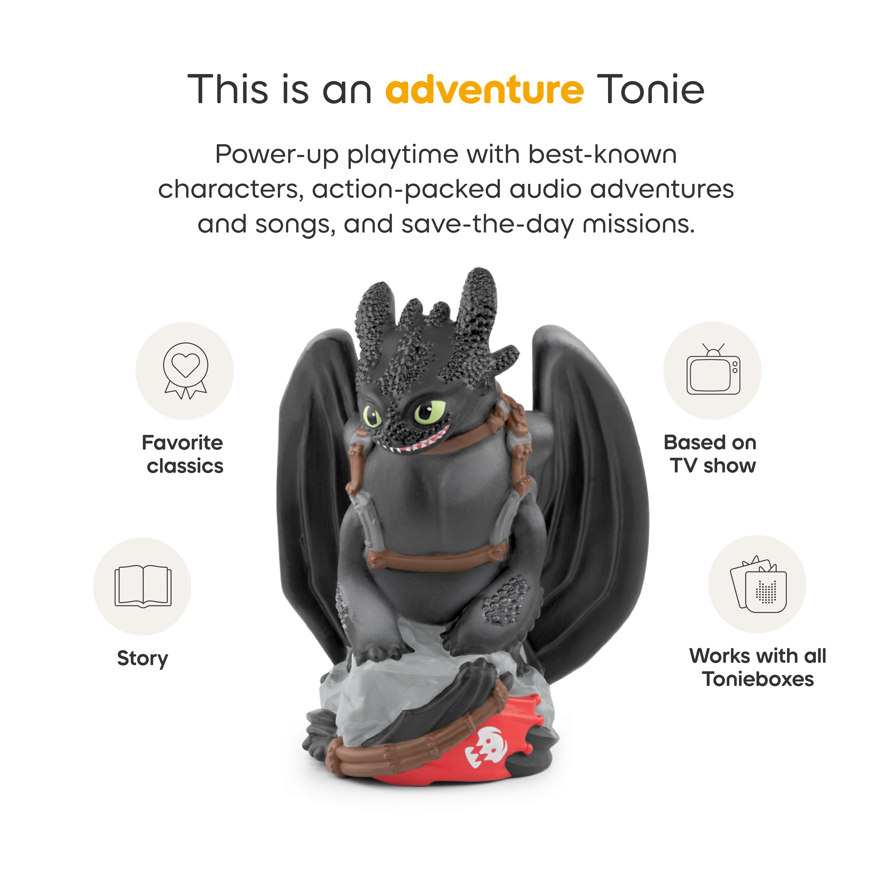 Tonies - How to Train Your Dragon: Toothless Tonie - Electronics