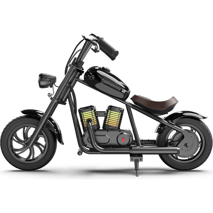 Hyper GoGo - Hyper Gogo Challenger 12 Plus Kids Motorcycle - Black - Outdoor