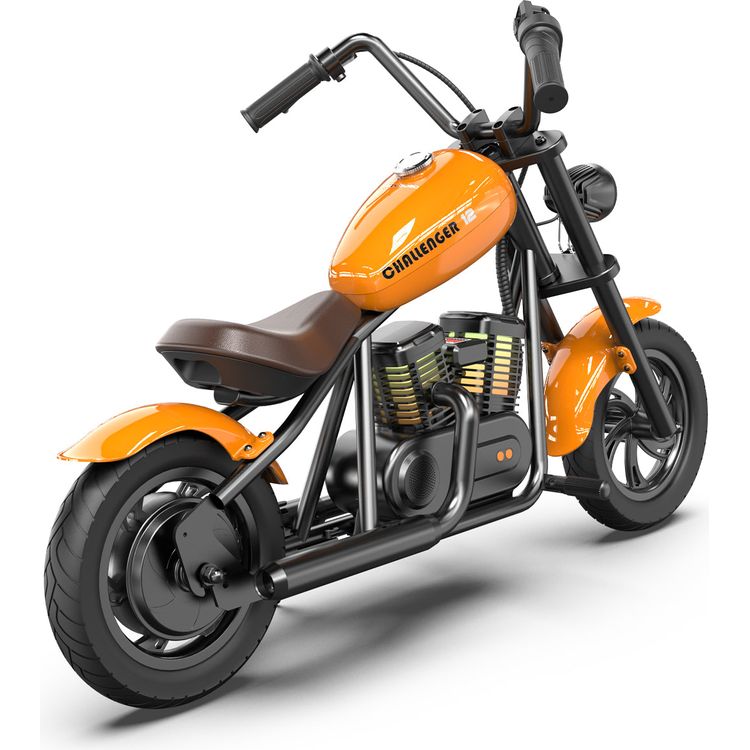 Hyper GoGo - Hyper Gogo Challenger 12 Plus Kids Motorcycle - Orange - Outdoor