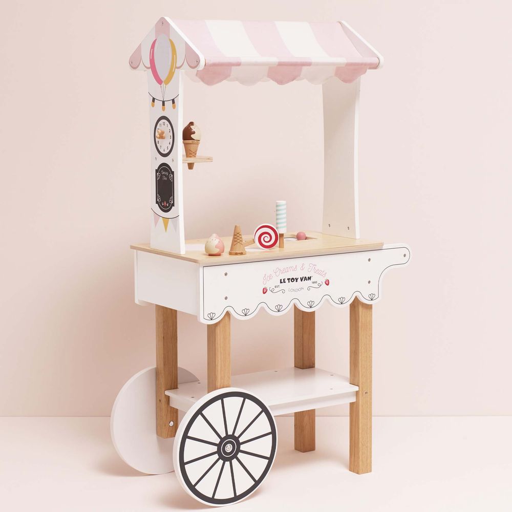 Le Toy Van - Ice Cream Trolley Market Stall - Preschool