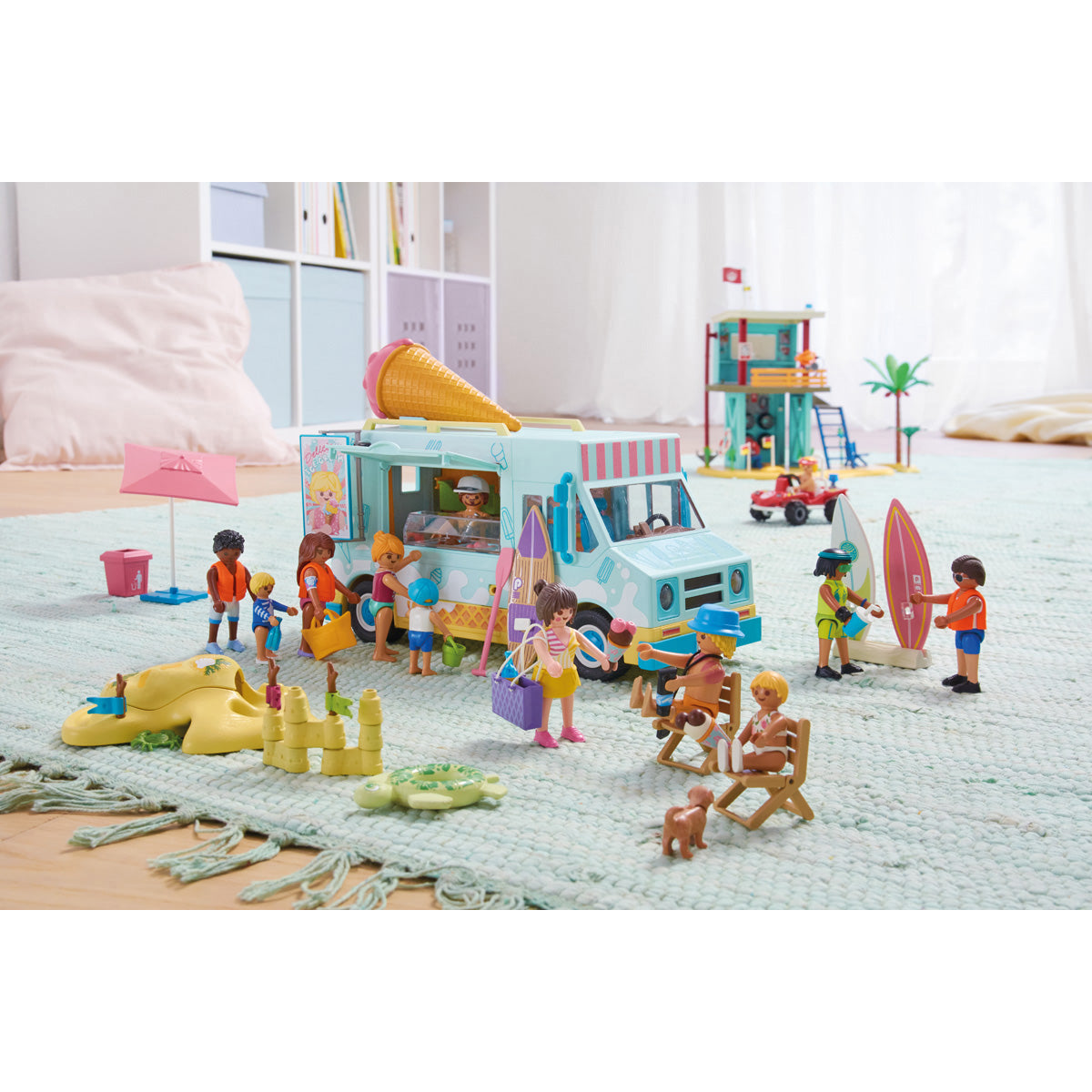 Playmobil - Ice Cream Truck with Surf Shop Playset - Preschool
