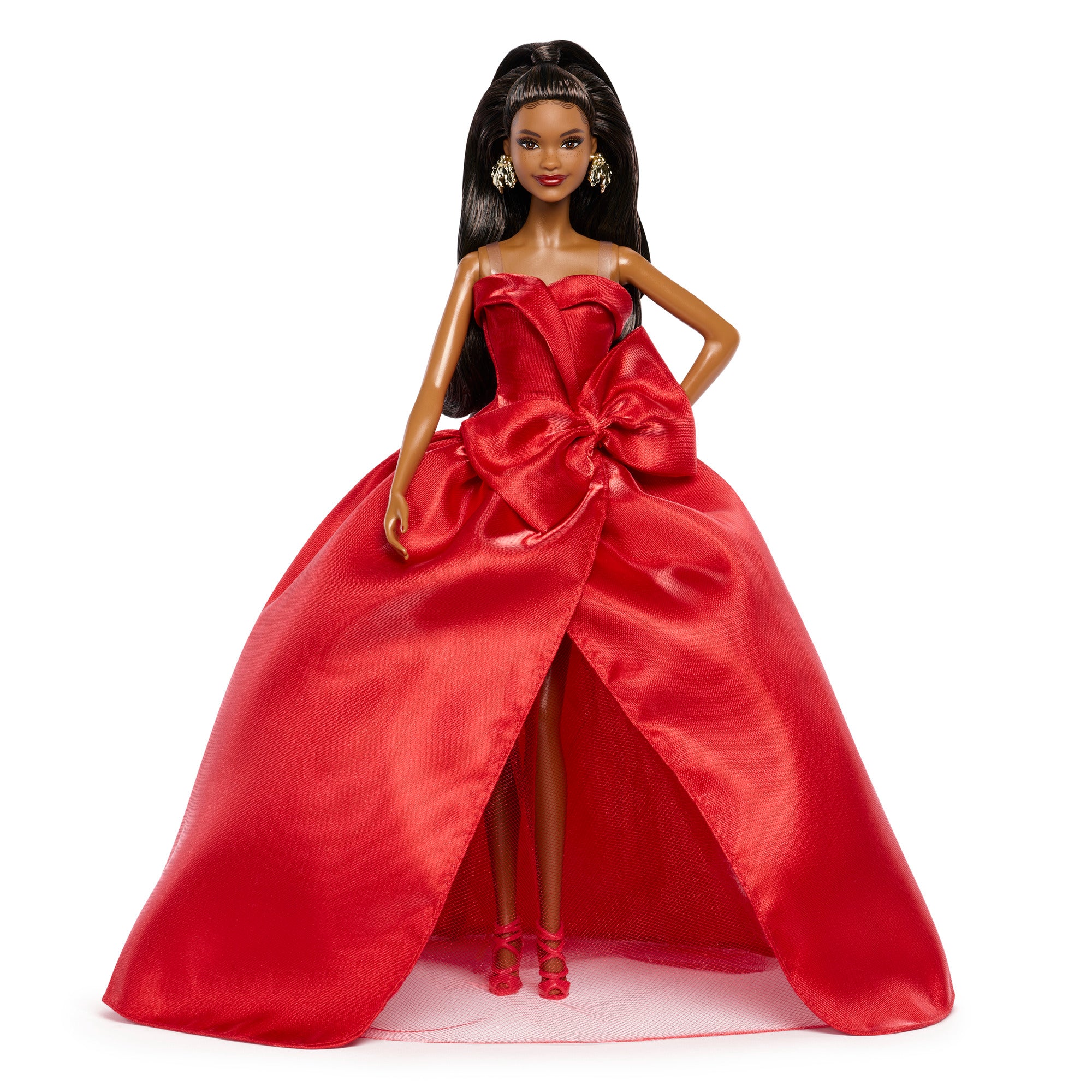 2026 Holiday Barbie Doll - Dark Brown Hair
