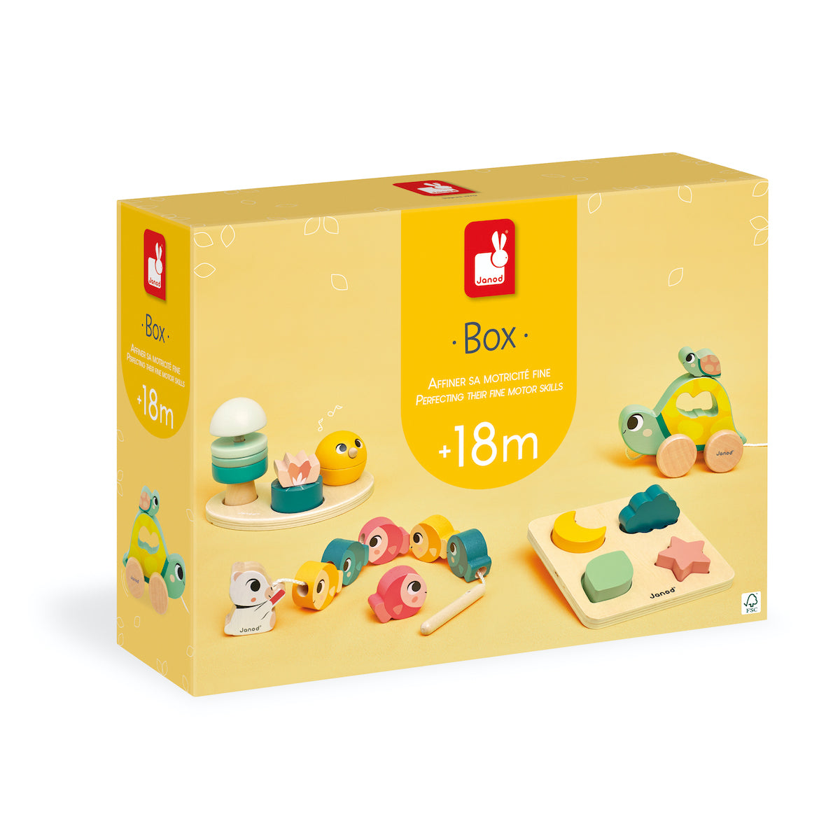 Janod - Janod Developmental Activity Box - 18 Months - Infants