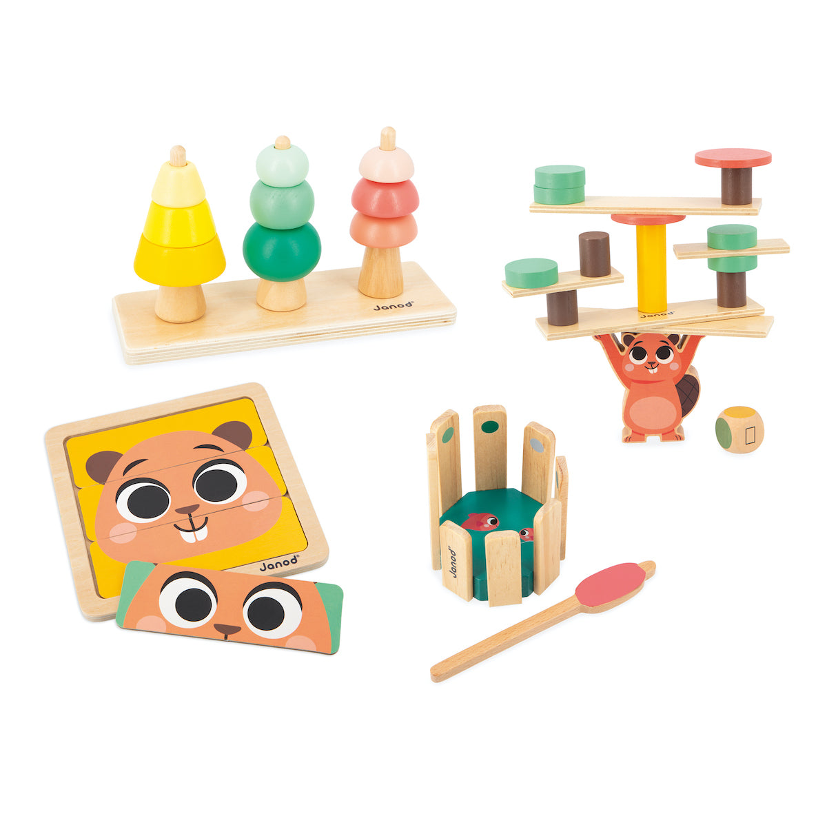 Janod - Janod Developmental Activity Box - 36 Months - Infants