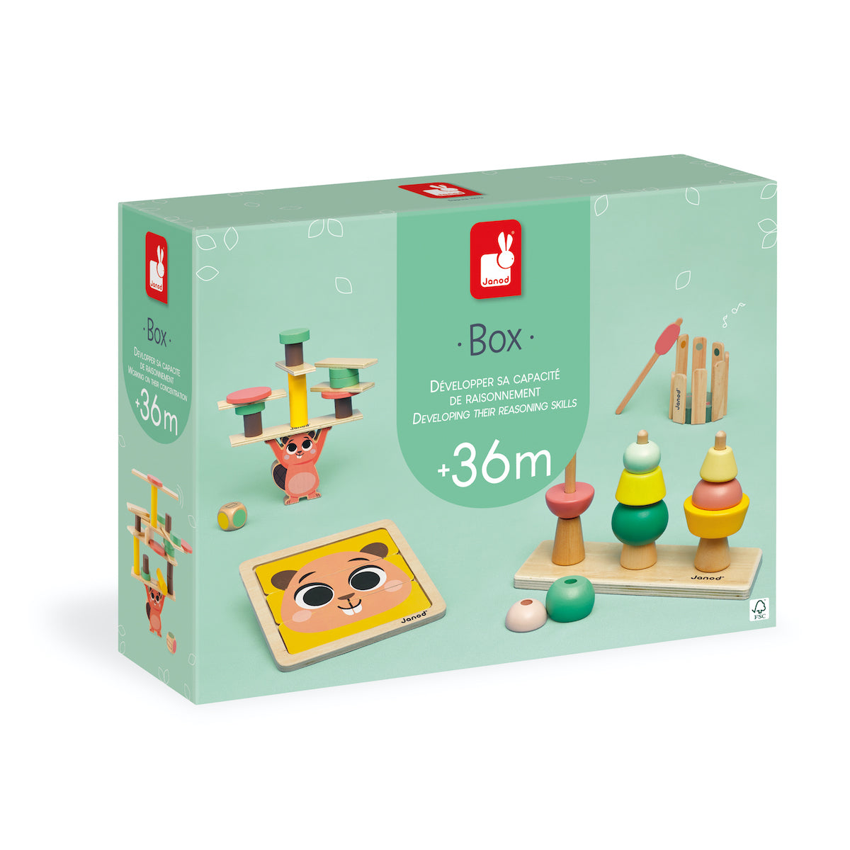Janod - Janod Developmental Activity Box - 36 Months - Infants